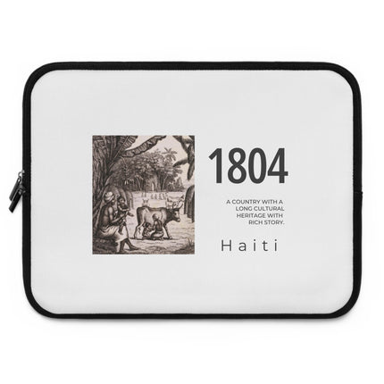 1804 Plantation Memory Haitian Independence Archival Edition Heritage Laptop Sleeve - CreoleSizzle