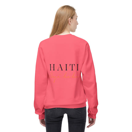 The 1804 Emblem Heritage & Freedom Crewneck Sweatshirt Haitian Pride Series Unisex Midweight Fleece