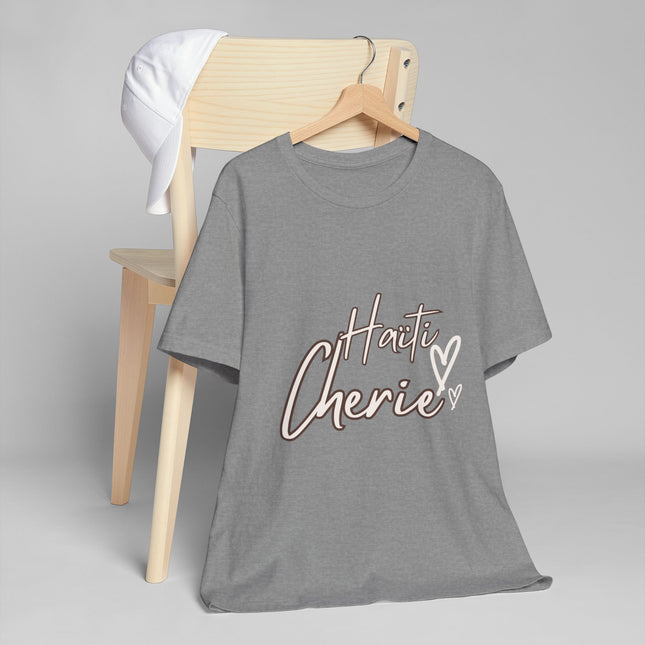 Haiti Cherie Unisex T-Shirt Celebrate Haitian Culture Soft Cotton Classic Fit Unisex Jersey T-Shirt - CreoleSizzle