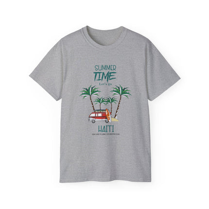 Summer Time in Haiti  Tropical Escape Tee  Haitian Sunshine Series  Unisex Ultra Cotton Tee,