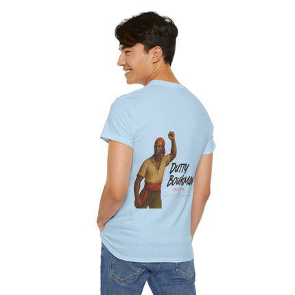 Dutty Boukman Unisex Cotton Tee Afrocentric Heritage Shirt Revolutionary Design History Lover’s Gift Inspirational T-Shirt
