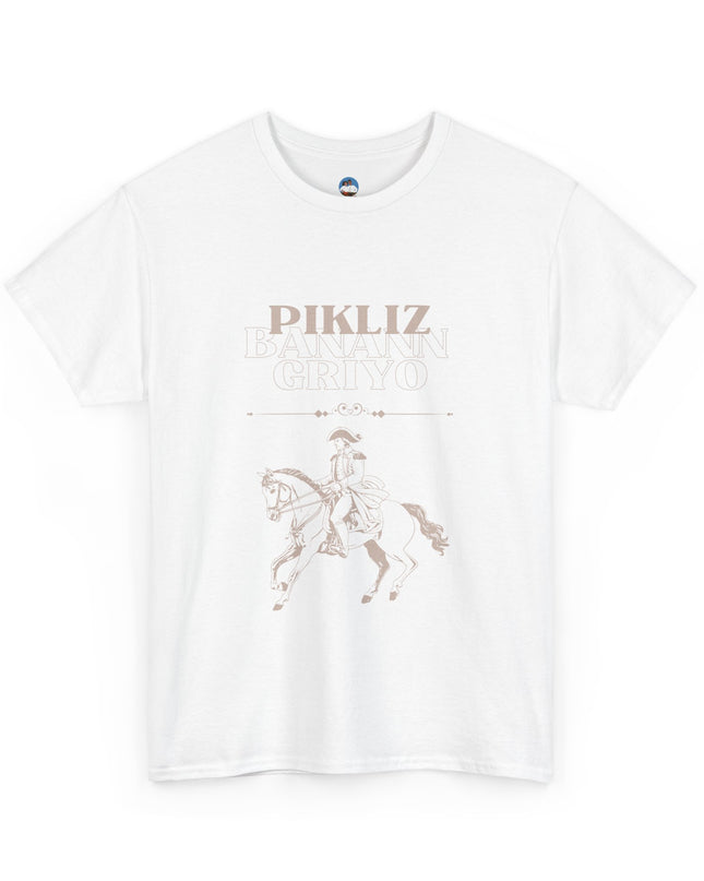 Pikliz Banann Griyo T-Shirt – Haitian Cuisine Inspired Tee – Unisex Cultural Graphic Shirt - CreoleSizzle