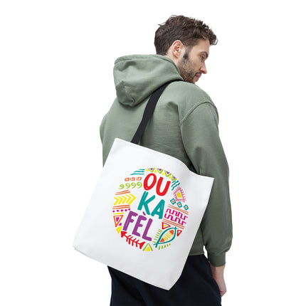 Ou Ka Fè’l Limited Edition Creole Motivation Tote Inspirational Haitian Design - CreoleSizzle