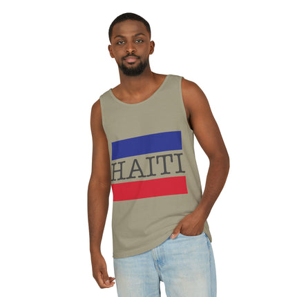 Haiti Pride Tank Top Flag Emblem Heritage Shirt Unisex Summer Streetwear Everyday Haiti Collection