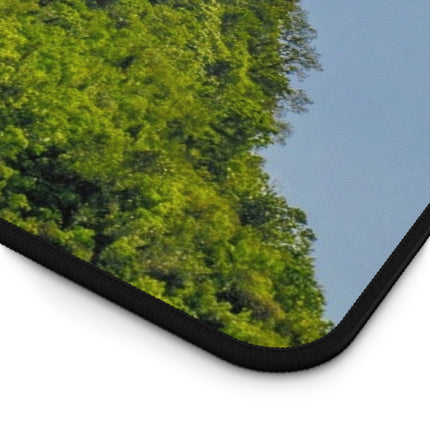 Citadelle Laferrière Desk Mat  Haitian Pride Office Decor  Anti-Slip Neoprene Mat - CreoleSizzle