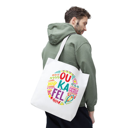 Ou Ka Fè’l Limited Edition Creole Motivation Tote Inspirational Haitian Design - CreoleSizzle