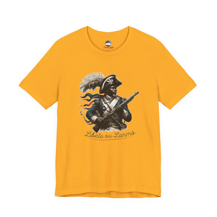 Liberté ou La Mort – Revolutionary Heritage Sweatshirt | Haitian Pride Apparel, Unisex Jersey Short Sleeve Tee - CreoleSizzle