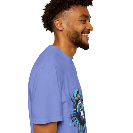 Poze Graphic T-Shirt Relaxed Fit Comfort Colors Tee Cool Haitian Monkey Design Shirt Unisex Garment-Dyed T-shirt - CreoleSizzle