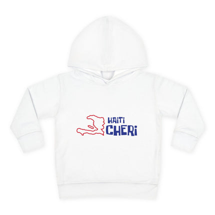 Haiti Chéri Toddler Pullover Hoodie Playful SpongeBob-Inspired Design Haitian Pride Kids Apparel