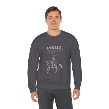 Pikliz Banann Griyo Haitian Cuisine Inspired Cultural Graphic Shirt Sweatshirt Haitian Creole Humor Cozy & Bold Design Bold Haitian Pride Shirt for Cultural Heritage - CreoleSizzle