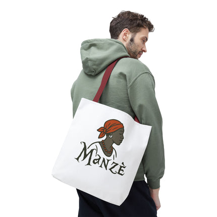 Manzè Limited Edition Heritage Tote Empowering Haitian Women Design - CreoleSizzle