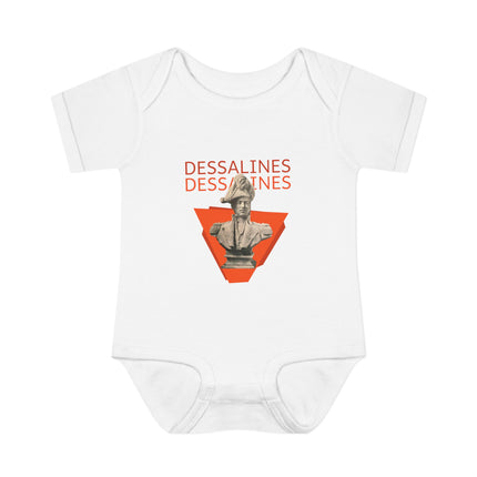 Infant Bodysuit Dessalines Statue Design Bold Heritage Apparel for Babies Cultural Pride Baby Clothes & Unique Gift