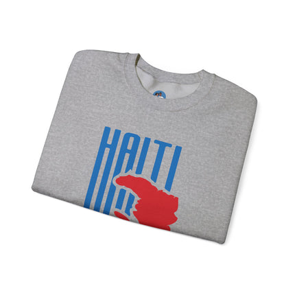 Bold Identity Haiti Pride Crewneck Sweatshirt Diaspora Heritage Series Unisex Premium Streetwear