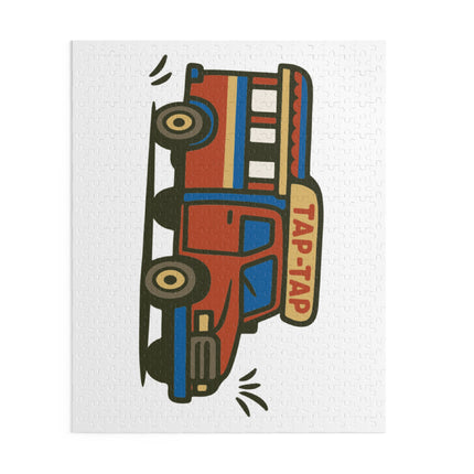 Tap-Tap Bus Haitian Street Culture Puzzle Vibrant Urban Heritage Edition - CreoleSizzle