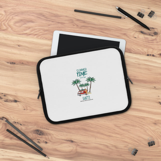 Summer Time Limited Edition Tropical Haiti Laptop Sleeve Creole Heritage Collection - CreoleSizzle