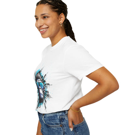 Poze Graphic T-Shirt Relaxed Fit Comfort Colors Tee Cool Haitian Monkey Design Shirt Unisex Garment-Dyed T-shirt - CreoleSizzle