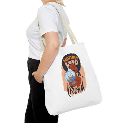 Haitian Loud & Proud Premium Cultural Tote Bags Limited Artist Edition - CreoleSizzle