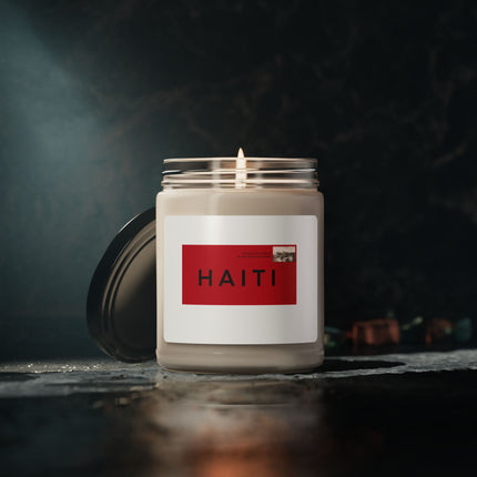 Haiti Postage Stamp Limited Edition Heritage Soy Candle Diaspora Pride