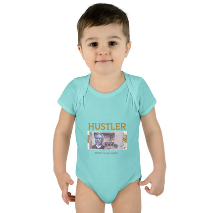 The Hustler’s Legacy Haitian Grit Baby Bodysuit Future Entrepreneur Series Infant Apparel Hustler Baby Bodysuit