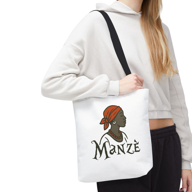 Manzè Limited Edition Heritage Tote Empowering Haitian Women Design - CreoleSizzle