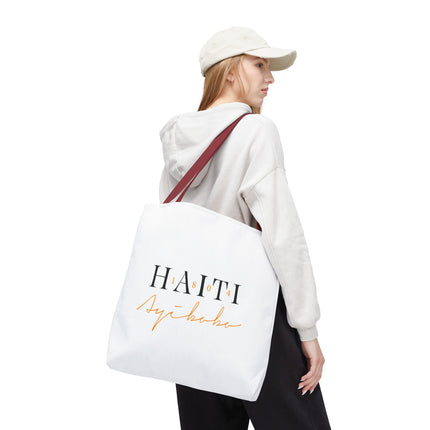 1804 Ayibobo Haiti Heritage Limited Tote Kreyòl Freedom Script Edition - CreoleSizzle