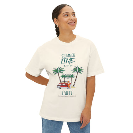 Haiti T-Shirt Caribbean Vibes Series Unisex Premium Crewneck T-Shirt