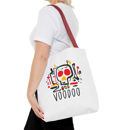 Voodoo Art Haitian Spiritual Symbols Tote Afro-Caribbean Vodou Design - CreoleSizzle