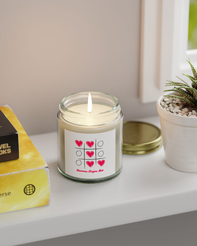 Love Candle Lanmou Toujou Bat Haitian-Inspired Romantic Gift Scented Candles, Coconut Apricot Wax (4oz, 9oz) - CreoleSizzle