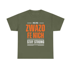 Piti Piti Zwazo Fe Nich T-Shirt – Haitian Proverb Tee, Stay Strong Motivational Shirt, Unisex Cotton Comfort Fit