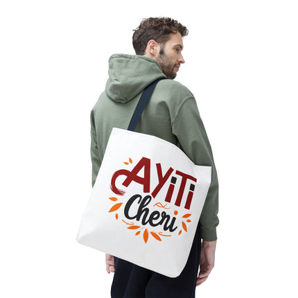 Ayiti Chéri Limited Edition Heritage Tote Bag Sweet Haiti Design - CreoleSizzle