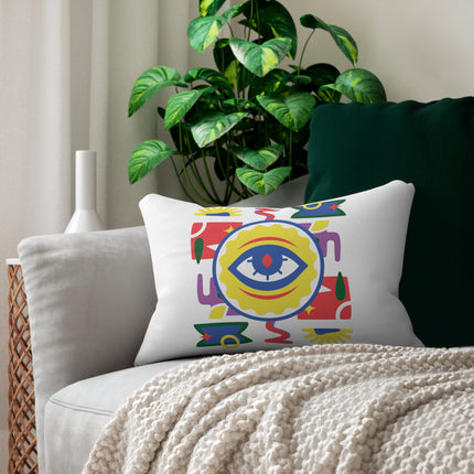 Eye of Protection Afro-Haitian Artist Edition Talisman Pillow Vodou Inspired Design - CreoleSizzle