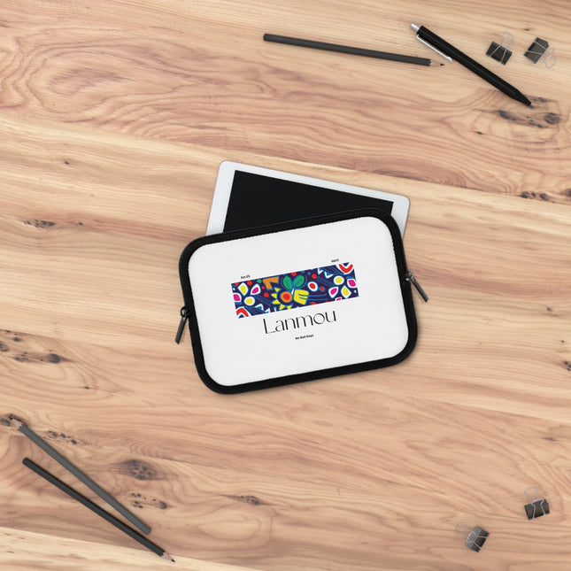 Lanmou Limited Edition Haitian Love Pattern Laptop Sleeve Creole Heritage Collection - CreoleSizzle