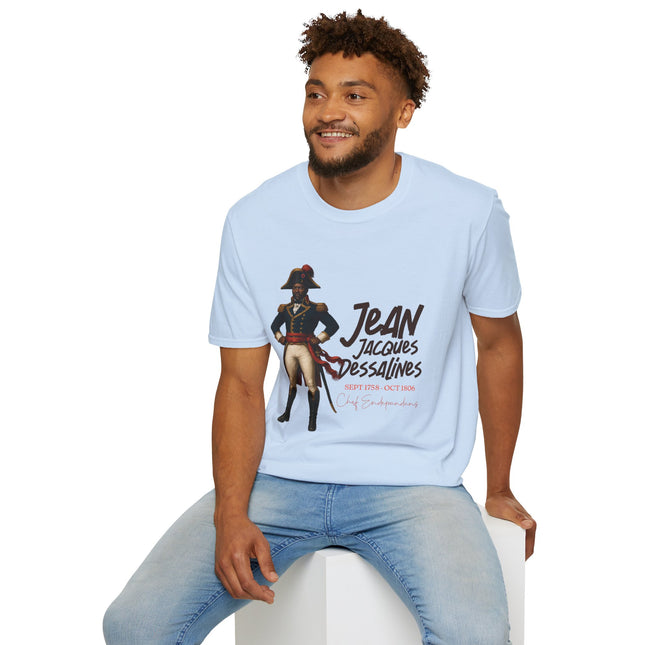The Liberator’s March Jean-Jacques Dessalines Graphic T-Shirt Revolutionary Legacy Collection Unisex Premium Tee