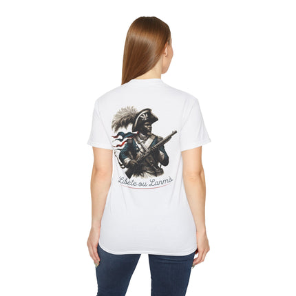 Liberty or Death Revolutionary Spirit Tee Haitian Independence Apparel Unisex Premium Cotton T-Shirt