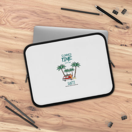 Summer Time Limited Edition Tropical Haiti Laptop Sleeve Creole Heritage Collection - CreoleSizzle