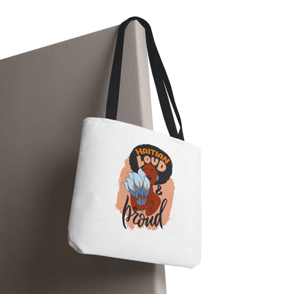Haitian Loud & Proud Premium Cultural Tote Bags Limited Artist Edition - CreoleSizzle