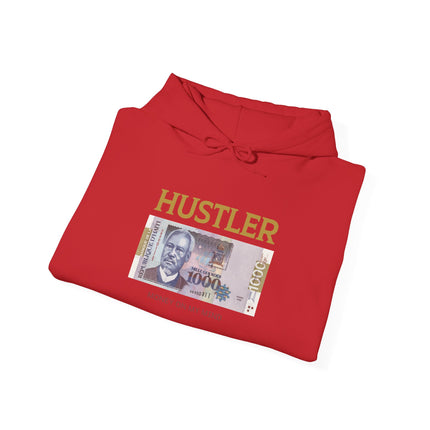 Hustler Spirit Hoodie Haitian 1000 Goud Graphic Unisex Streetwear Motivational Heavy Blend Sweatshirt