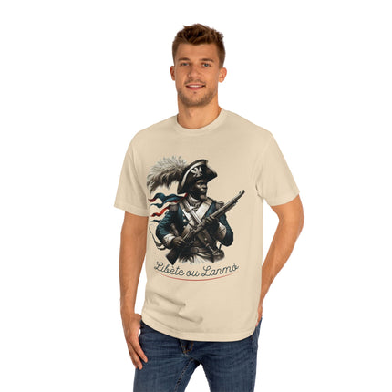 Liberty or Death  Haitian Freedom Cry T-Shirt Revolutionary Icons Series Unisex Premium Crewneck Classic Tee