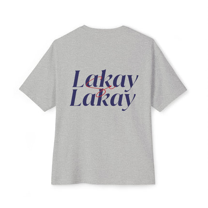 Lakay se Lakay Heritage Oversized Tee Haitian Roots Collection Unisex Streetwear, Everyday Wear, Trendy Apparel Haitian Street Vibes Graphic on Back