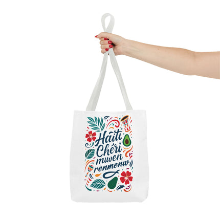 Haiti Chéri Mwen Renmenw Limited Edition Heritage Tote Love Letter to Haiti - CreoleSizzle