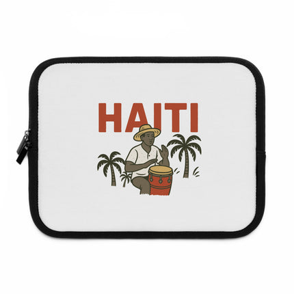 Haiti Roots and Palms Agricultural Heritage Laptop Sleeve Land Legacy Series - CreoleSizzle