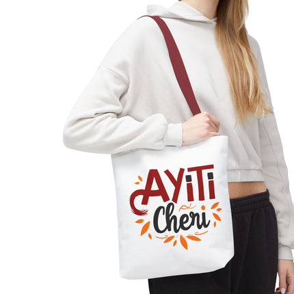 Ayiti Chéri Limited Edition Heritage Tote Bag Sweet Haiti Design - CreoleSizzle