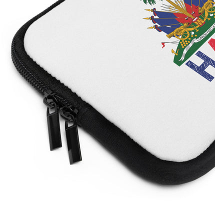 Haiti in Color Crayon Flag Heritage Laptop Sleeve Limited Culture Edition - CreoleSizzle