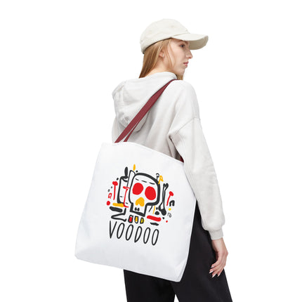 Voodoo Art Haitian Spiritual Symbols Tote Afro-Caribbean Vodou Design - CreoleSizzle