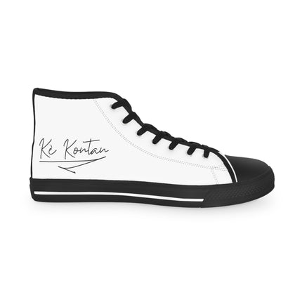 Kè Kontan Limited Heritage High Top Sneakers Creole Identity Design
