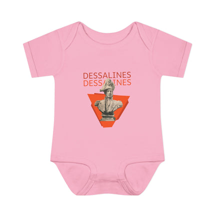 Infant Bodysuit Dessalines Statue Design Bold Heritage Apparel for Babies Cultural Pride Baby Clothes & Unique Gift
