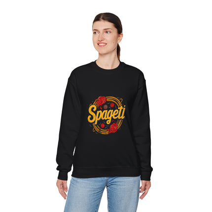 Cozy Spageti Sweatshirt Celebrate Haitian Culinary Heritage with Style and Premium Comfort - CreoleSizzle