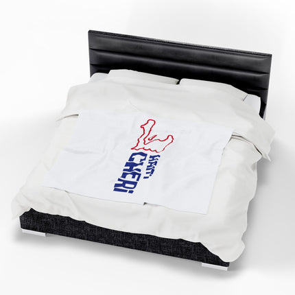 Haiti Chéri Premium Plush Blanket Nostalgic Haitian Pride Collection Gift for Haitian Culture Lovers - CreoleSizzle