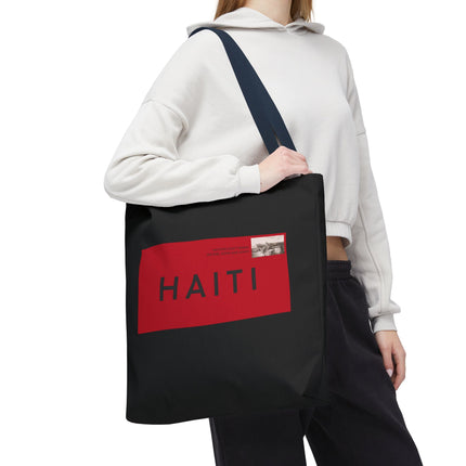 Haiti Postage Limited Edition Heritage Tote Bags Retro Seal Design - CreoleSizzle
