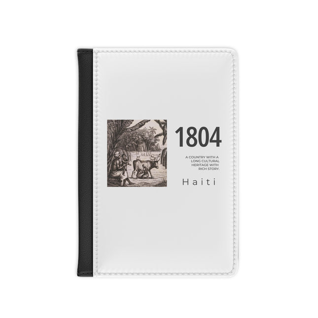 1804 Haiti Heritage Emblem Premium Passport Cover Exclusive Historical Design